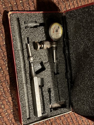 Vintage Starrett 711-F Last Word Dial Indicator w/Case Machinist Inspection USA - Picture 6 of 8