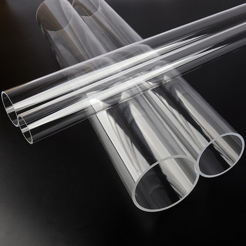 Clear DIY Acrylic Plastic Tube Tubing Round Hollow Pipe 6/10/15/20/25