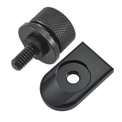 Aluminum Seat Screw Knob & Cover Kit For Harley-Davidson 1997-2024 Sportster, Dyna, Softail, Touring