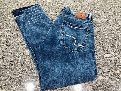 Evolution In Design Men’s jeans 42x34 dark Acid wash Design Actual 40x33.