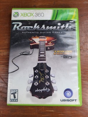 Rocksmith (Xbox 360, 2011) Complete w/ Manual + Insert CIB Tested + Working