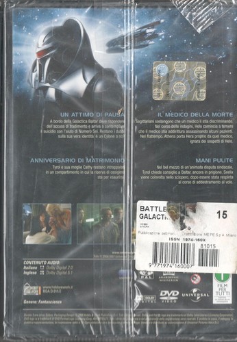 BATTLESTAR GALACTICA DVD STAGIONE 3 DISCO 15 EDITORIALE NUOVO SIGILLATO - Foto 2 di 2