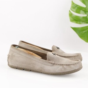 Coach Gray Mary Lock Up Suede Loafers Flats Celine Slip-On Loafers In Goatskin (All New In,Shoes) IFCHIC.COM main image 4