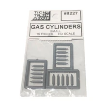 NEW Tichy Train 8227 Small Gas Cylinder Unpainted (15) HO Scale FREE US SHIP