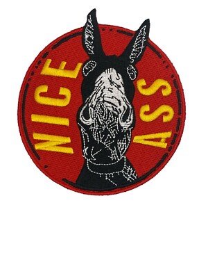 President Biker Embroidered Iron-On Patch - 3.5x1 Inch Motorcycle Club Patch