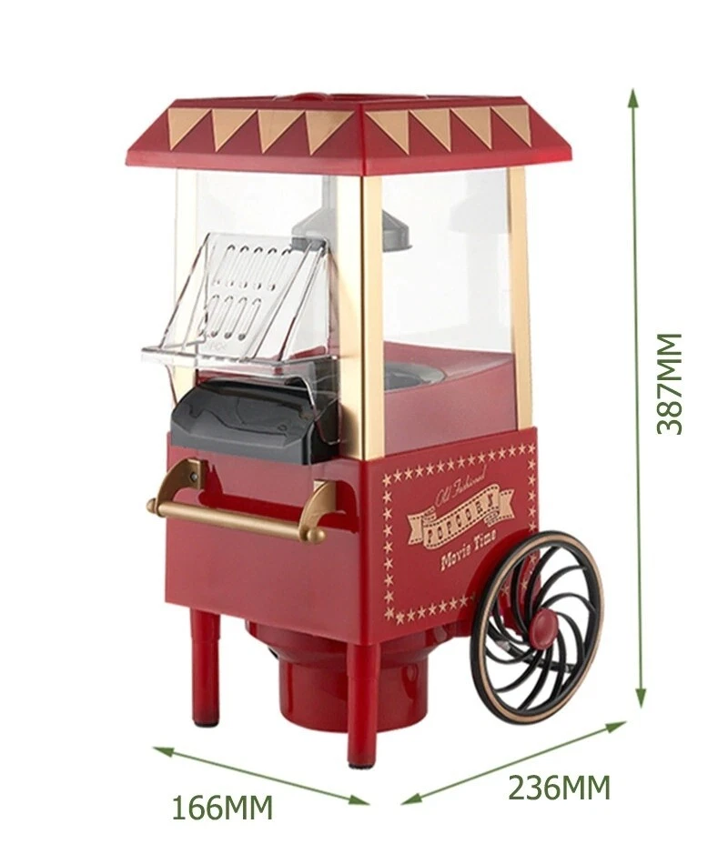 Electric Popcorn Machine Small Automatic Carnival Popcorn Maker 1200W Corn Makin - Image 3 of 4