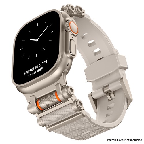 Rubber Sports Band For Apple Watch Series 10 9 8 7 6 5 4 iwatch Ultra2 TPU Strap - 第 17/24 張圖片
