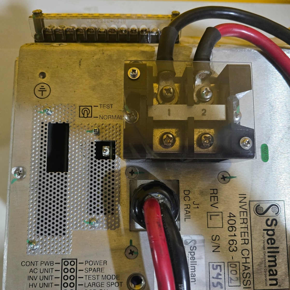 Toshiba/Spellman Inverter Chassis Assy X3406P 406163-002 Toshiba/Spellman Inverter Chassis Assy X3406P 406163-002
