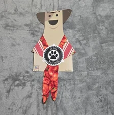 Dog Bandana with Red and White Design Apples