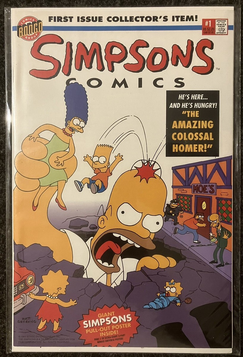 The Simpsons #1 (Bongo Comics November 1993) First Issue