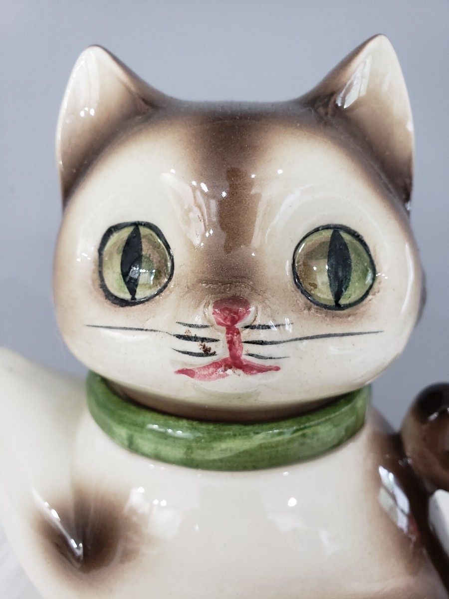 逆輸入　1972年製ビンテージ　猫型ポット JAPANESE MID-20TH CENTURY VINT 1972 CMI LARGE CERAMIC CAT