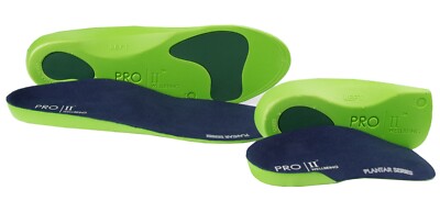 Pro 11 je 1 x Paar volle Länge und 1 x Paar 3/4 Slim Fit Ortheseneinlagen