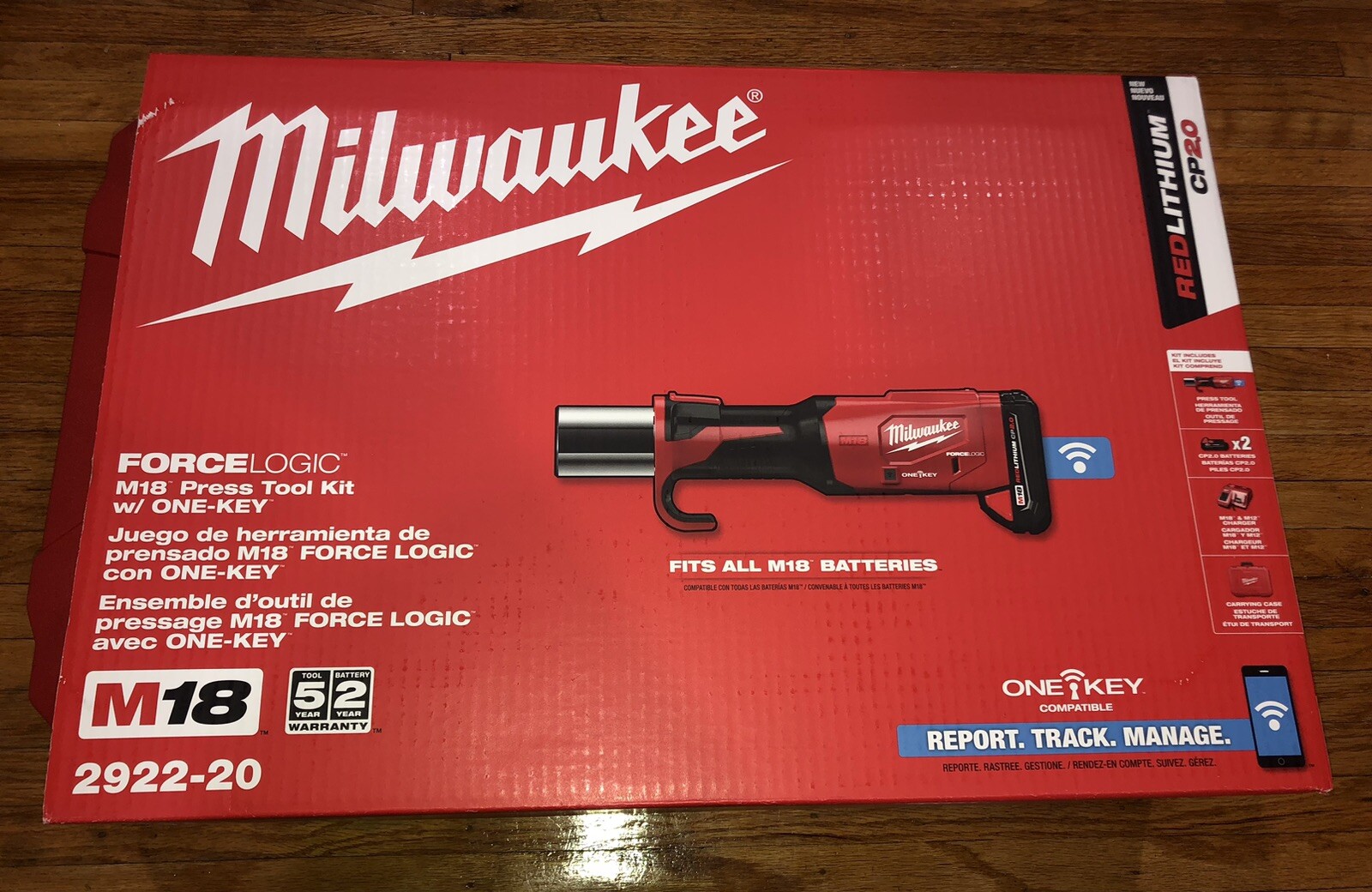New Milwaukee 292220 M18 Press Tool Kit Brand eBay