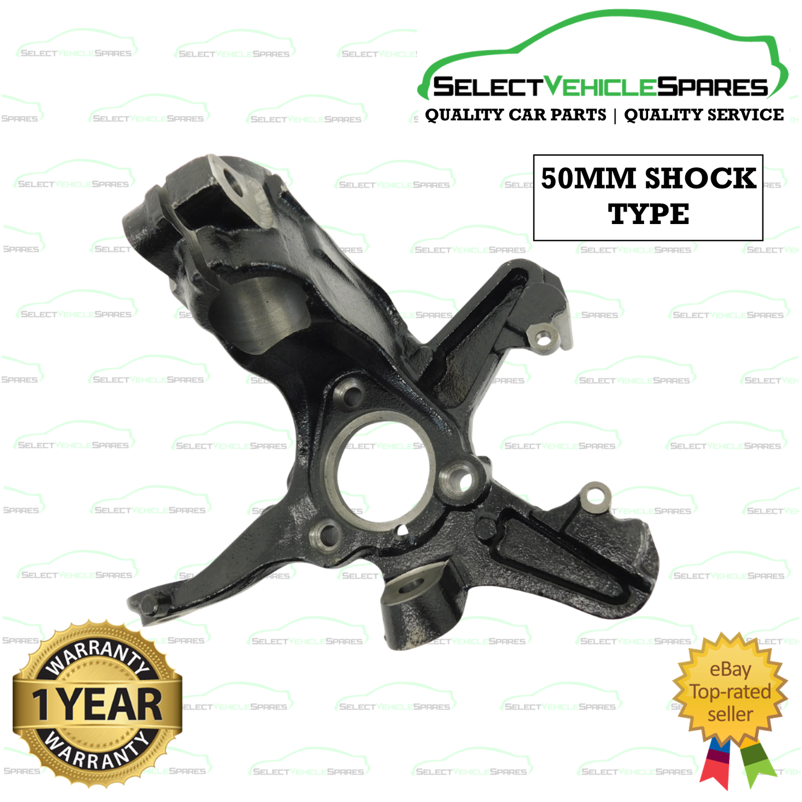 NEW SKODA OCTAVIA MK2 / YETI FRONT LEFT STEERING KNUCKLE (280MM DISC W/CARRIER)
