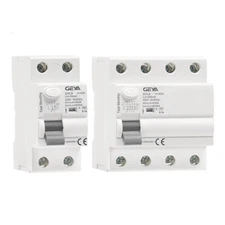 GEYA A Type AC ELCB Residual Current Circuit Breaker 2/4Pole 40/63A 30/100/300mA