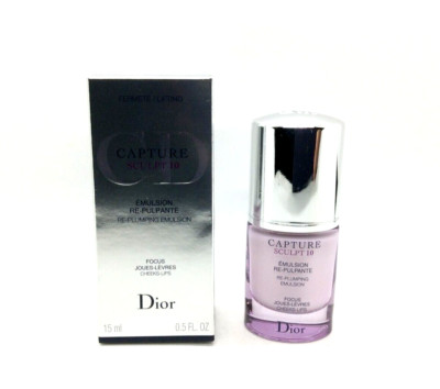 Capture Sculpt 10 by Christian Dior 0.5 oz / 15 ml re-plumping emulsion R19