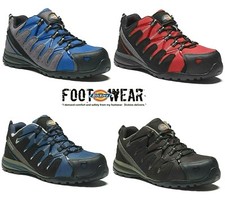 NEW DICKIES WATERPROOF SAFETY COMPOSITE TOE CAP WORK TRAINERS SHOE WOMENS BOOTS