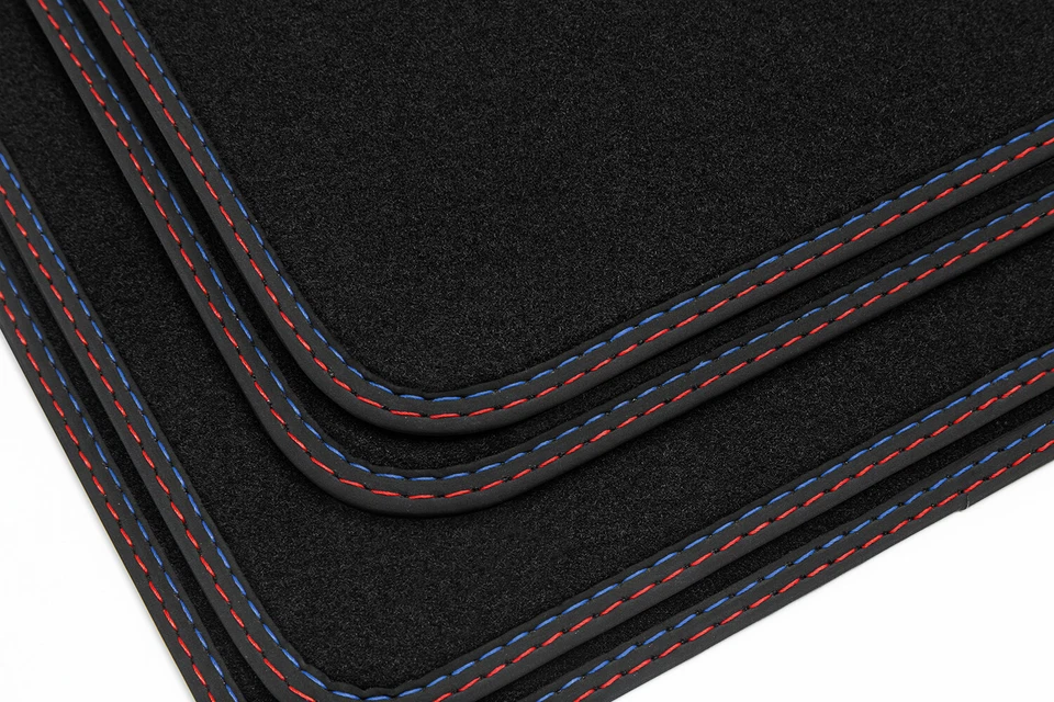 Alfombrillas de doble costura adecuadas para BMW Serie 4 Coupé F32 F82 a partir del año 2013-2020 - Imagen 2 de 4