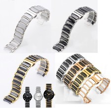20mm 16mm men ; 16mm 12mm lady Ceramic Band Strap  bracelet fits RADO CENTRIX