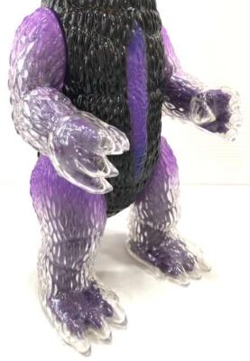 atmos パープル　スケルトンゴジラ Atmos Godzilla Movie Purple Clear Goods Figure - Secretbase