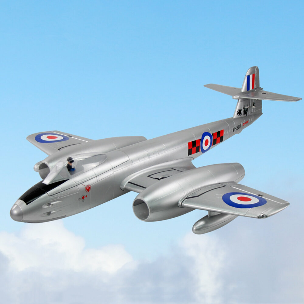 Image 1 - Dynam Gloster Meteor F.8 Meteor 1270mm Winspan Dual 70mm 6S 12-Blades Ducted EDF