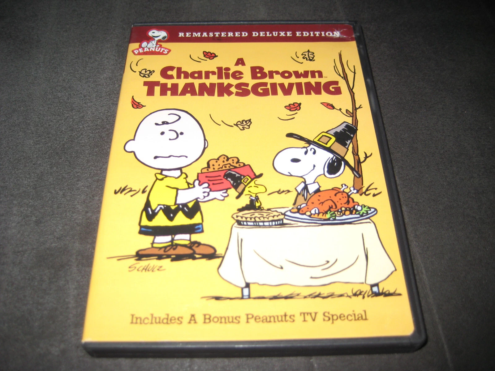 A CHARLIE BROWN THANKSGIVING (DVD 2008) REMASTERED DELUXE EDITION - VGC -NR - FS