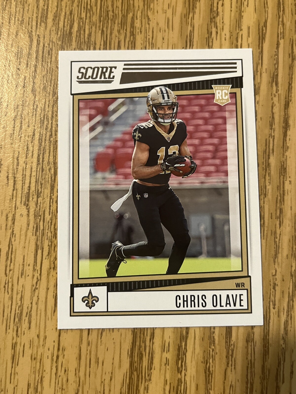 2022 Score Chris Olave Rookie New Orleans Saints #378 RC