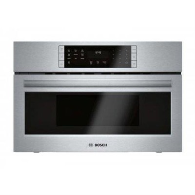 NIB Bosch 800 Series HMC80252UC Stainless Steel 30'' 2 in 1 Speed Microwave Oven