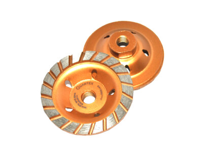 Diamant-Schleiftopf – 80-230 Mm Schleifteller Mit M14-Aufnahme, Für Estrich, Beton – Quantex
