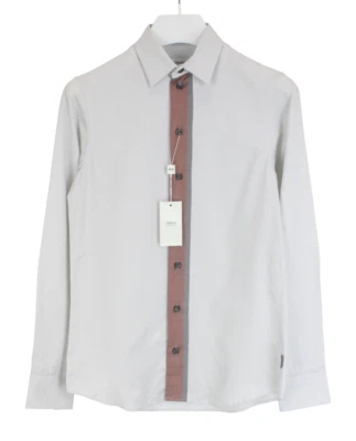 ARMANI COLLEZIONI Chemise Homme XXS Boutonnée Manches Longues Décontractée - Photo 1/4