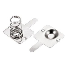Battery Spring Plate AA Battery Spring Contact Nickel Plate 13mmx11.5mm 10 Set