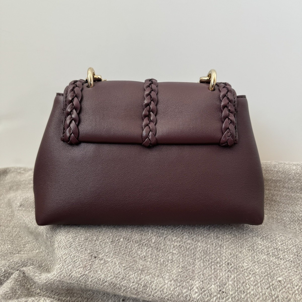 Chloe Penelope Mini Soft Shoulder Bag in Deep Violine