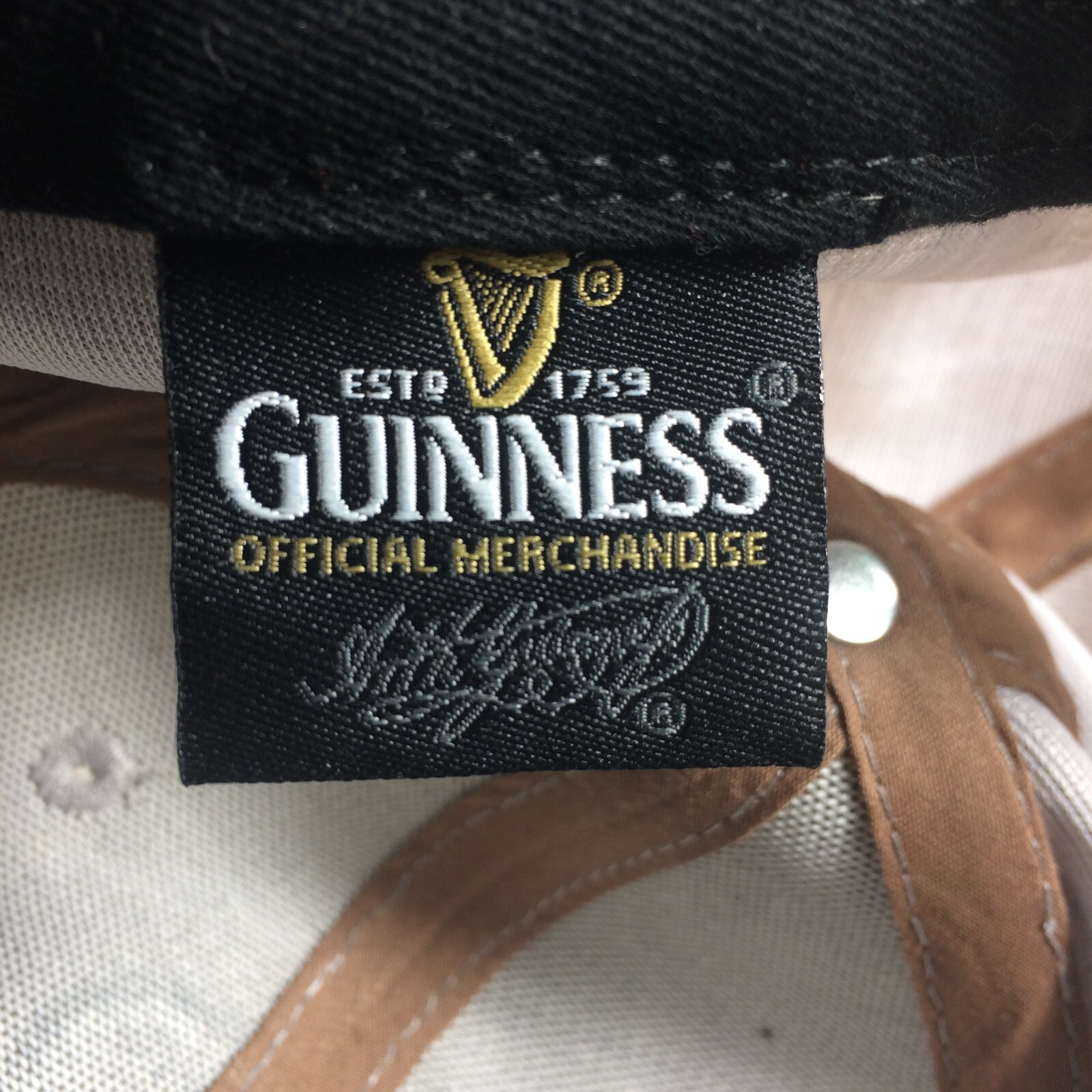 Guinness Beer Baseball Cap Adjustable Strapback E… - image 9