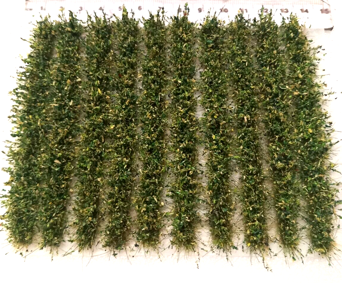 Leafy Crop Strips  Basing Scenery Wargame Miniatures Model Railway Dioramas