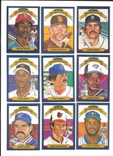 1986 Donruss Highlights/1986 Donruss Rookies/1986 Donruss Complete Sets Baseball