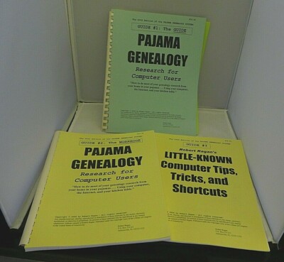 Pajama Genealogy Research for Computer Users Guide #1 #2 #3 - Robert Ragan