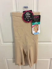 NEW SIZE XXL WOMEN MAIDENFORM FLEXEES LYCRA FITSENSE HI-WAIST THIGH SLIMMER