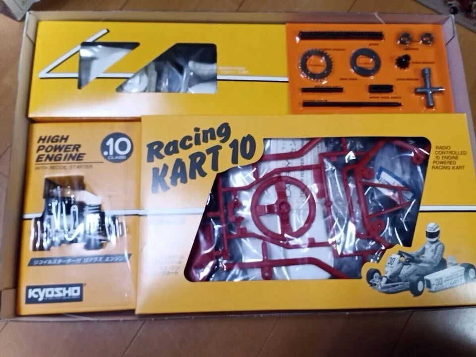 Rare Kyosho 1/4 Racing Kart 10 Engine RC Assembly Kit Collector’s Item - Image 3 of 4
