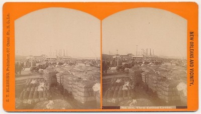 LOUISIANA SV - New Orleans - Cotton Levee - ST Blessing 1880s