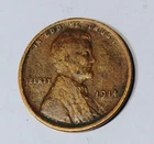 1914 P Lincoln Wheat Penny, Very Fine condition
