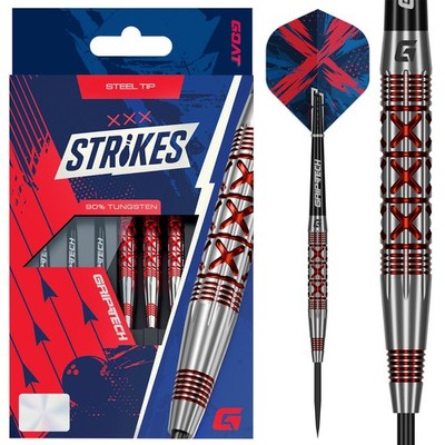 GOAT Dart-Set Mit Stahlspitzen 90% Tungsten Barrel Flights Schäfte