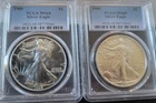 Lot of 2 – 1989 American Silver Eagle $1 – PCGS MS68 – 1 oz .999 Fine Silver Coi