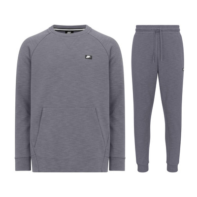 Nike Optic Men's Cotton Fleece Crew Neck Pullover Tracksuit Set