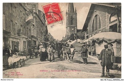 BCUP8-0982-50 - Brehal - das Riesen- Straße Ein Jour De Markt