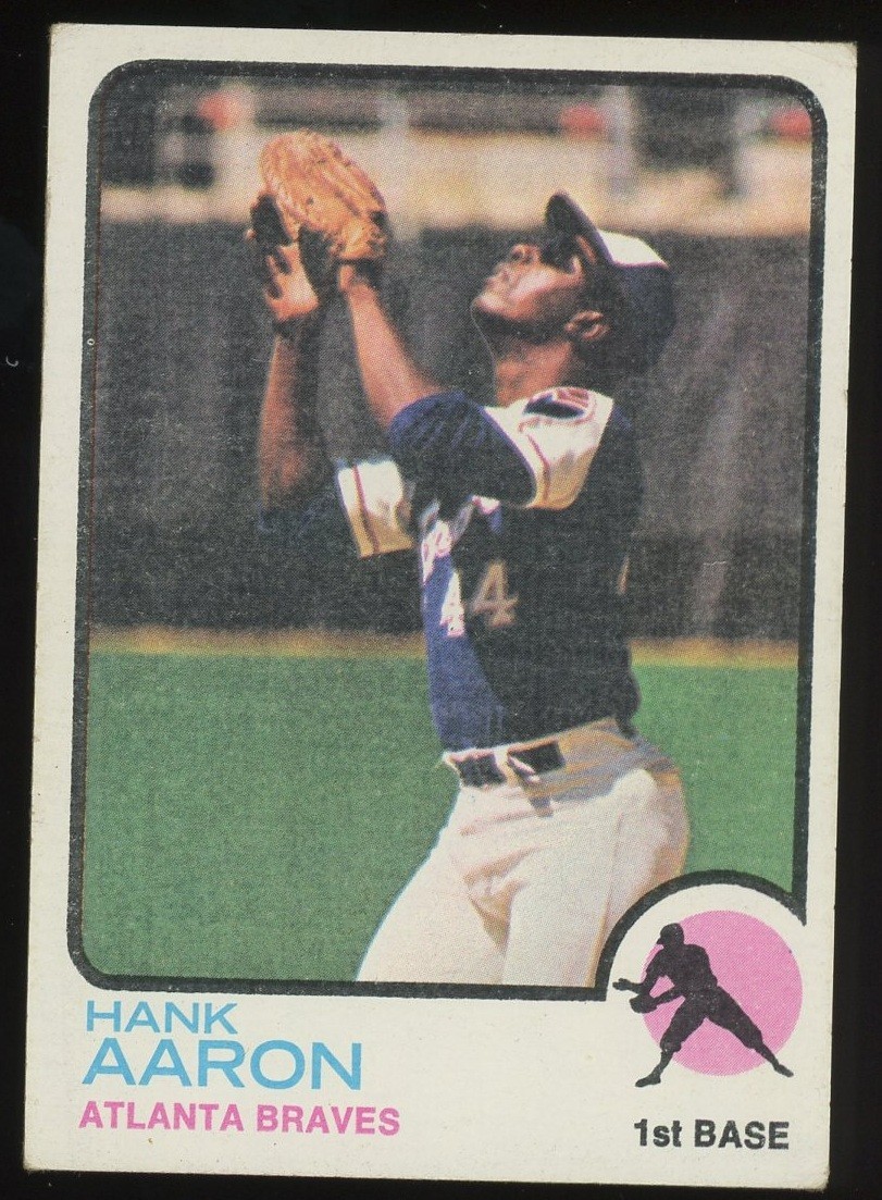 Hank Aaron #100 Baseball Cards 1973 Topps trading card — raw and PSA graded price guide