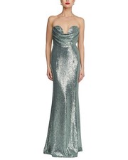 Halston Juliette Disco Jersey Gown Women's