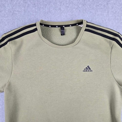 Adidas Sweatshirt Mens Size Large Green Logo Long Sleeve Crew Neck - Bild 6 von 19