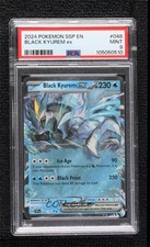 Black Kyurem ex Pokemon SV08: Surging Sparks PSA 9 MINT