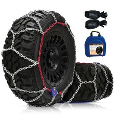 Dedc Ks1618 Snow Tire Chains 4.5mm Auto Lock Suv Truck Set Of 2
