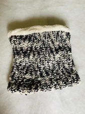 NWT Sonoma Goods For Life Womens Black Cold Weather Infinity Neck Scarf One Size